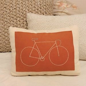 Accent Pillow - bicycle